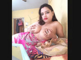 Indian wives' bare breasts receive the ultimate attention in this steamy video