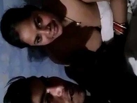 Indian couple indulges in steamy sex at home