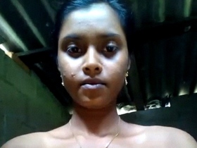 Beautiful Indian woman flaunts her naked body in a solo video