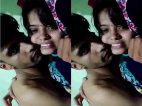 Exclusive video of cute Indian girl getting fucked and sucking