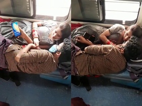 Indian lovers practice romance in a rural environment