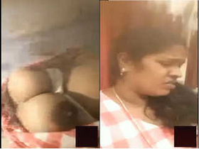 Exclusive video of a Mallu girl showing off her big boobs