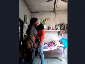 Rural Indian bhabhi gets fucked by a village man