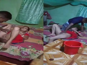 Desi village couple indulges in sex on camera