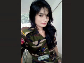 Indian armed forces officer stimulates herself for her partner over video chat