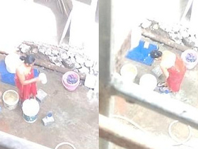 Secretly recorded Desi sister's bath time