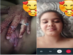 Exclusive Indian girl flaunts her boobs and pussy in part one