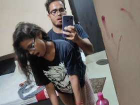 Indian girl gives a mind-blowing blowjob in two parts