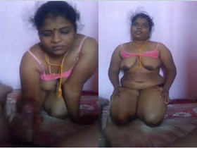 Exclusive video of a desi mallu bhabhi giving a blowjob