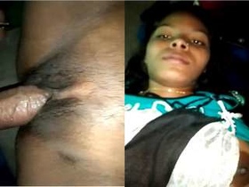 Indian girl pleasures herself with fingers and gets fucked hard by lover