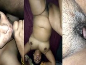 Curvy wife enjoys sex with Indian MMC in video