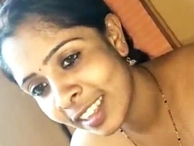 Intimate moments of a bashful Indian wife with her boyfriend caught on camera