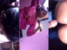 Young Indian couple has passionate sex in the bedroom
