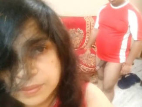 Mature Indian couple enjoys steamy sex on the sofa and in bedroom
