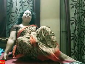Experience the ultimate pleasure with this hot Indian bhabhi at home!