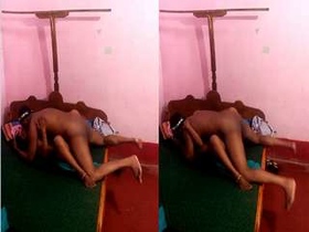 Steamy Desi couple gets caught in the act of pleasure