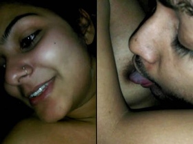 Indian couple in village engages in steamy action