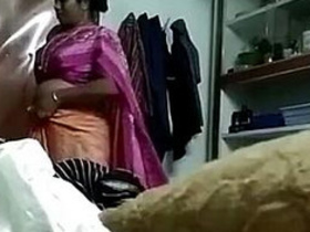 Secretly recorded video of Indian aunt in saree
