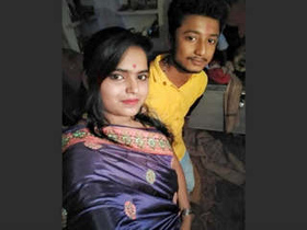 Attractive woman performs during a video chat