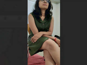 A passionate encounter between a couple in a hotel room