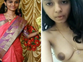Desi babe flaunts her natural body and unshaven cunt
