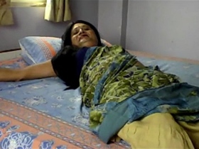 Indian beauty indulges in a soothing bath