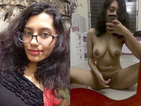 A South Asian woman indulges in sensual self-pleasure and explores her taste