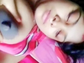 Desi girl with large breasts from Bangladesh