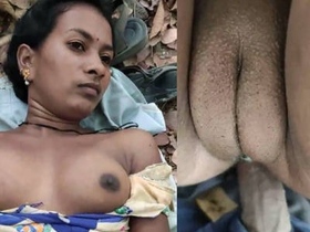 Sexy wife enjoys outdoor sex with friend