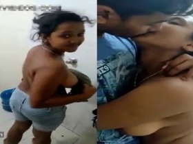 Tamil porn video features fake lovers in action