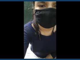 Sensual tit play with the alluring Mallu Simas