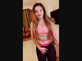 A seductive Pakistani woman reveals her breasts