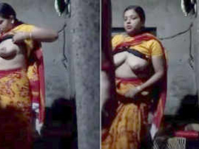 Aunty Desi's seductive charm and neighbor's cash in a village romance