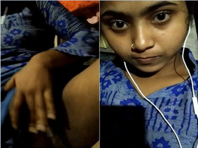 Cute Indian girl pleasures herself in exclusive video