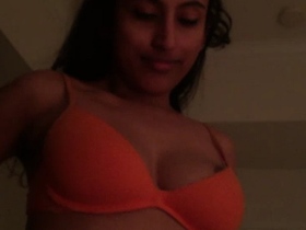 Intimate encounter of a Tamil couple in their bedroom