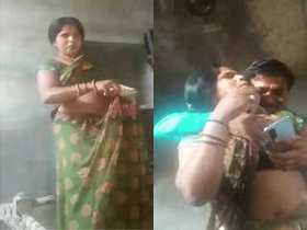 Watch as a sexy paid couple fucks hard and cums on her pussy in Hindi-speaking video