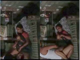 Exclusive video of Bhabhi sucking boobs and having sex with her husband