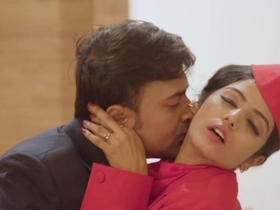 HD video of Indian flight attendant Kirti's steamy sex web series