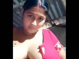 Kaushalya, the Hindu sister-in-law from India, indulges in mischief on film