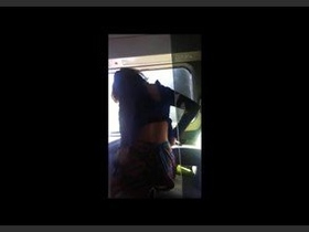 British Indian woman's unexpected encounter while changing clothes on a train