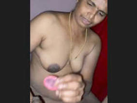Indian wife uses condom for safe sex