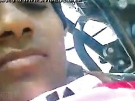 Desi girl's big boobs and oral skills captured in outdoor video