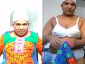 Chubby Indian aunt