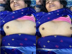 Curvy Indian bhabhi gets pounded hard and covered in cum