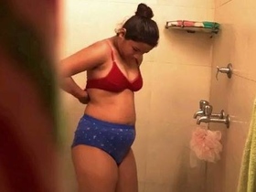 Hidden camera captures Desi's roommate's secret bathroom video