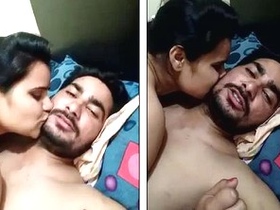 Newlyweds share passionate kisses in steamy video