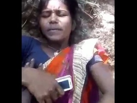 Indian village girl enjoys outdoor activities