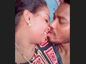 Indian bhabhi's passionate kissing in Tamil video