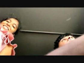 Desi babe gives a blowjob and gets fucked in a car