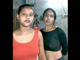 Indian teenage lesbian girls in a premium Tango video